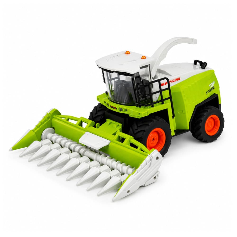 RC kombajn z adapterjem za koruzo, luči, zvoki, 1:24 2