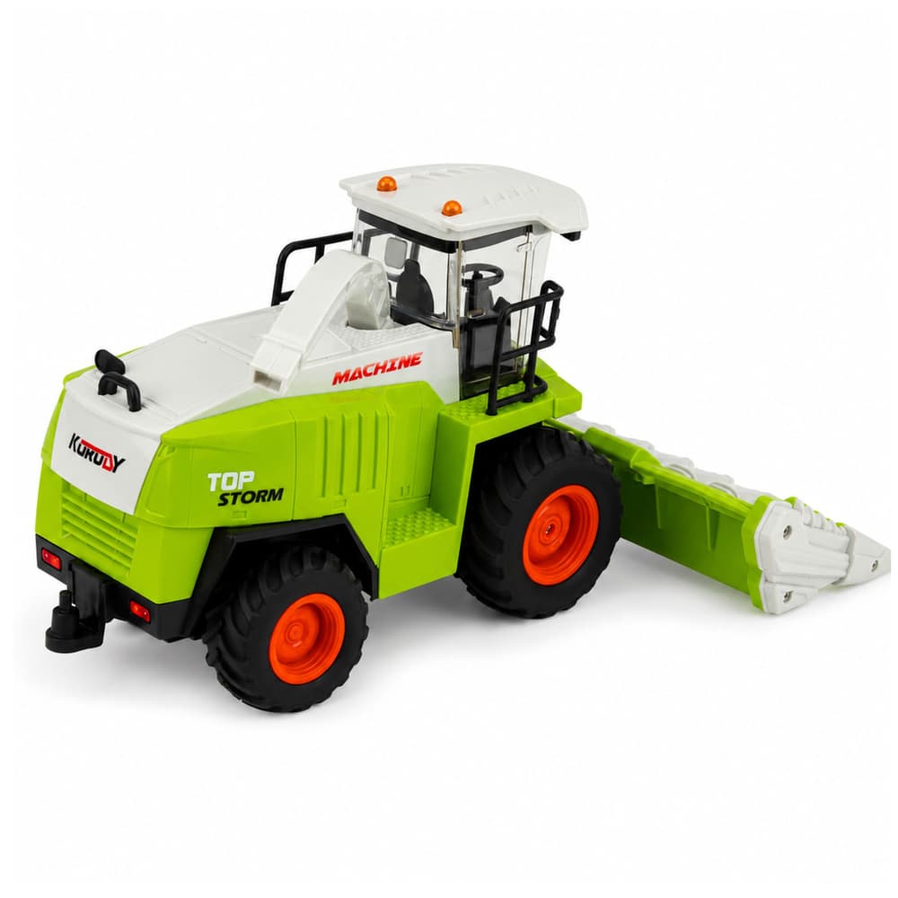 RC kombajn z adapterjem za koruzo, luči, zvoki, 1:24 3