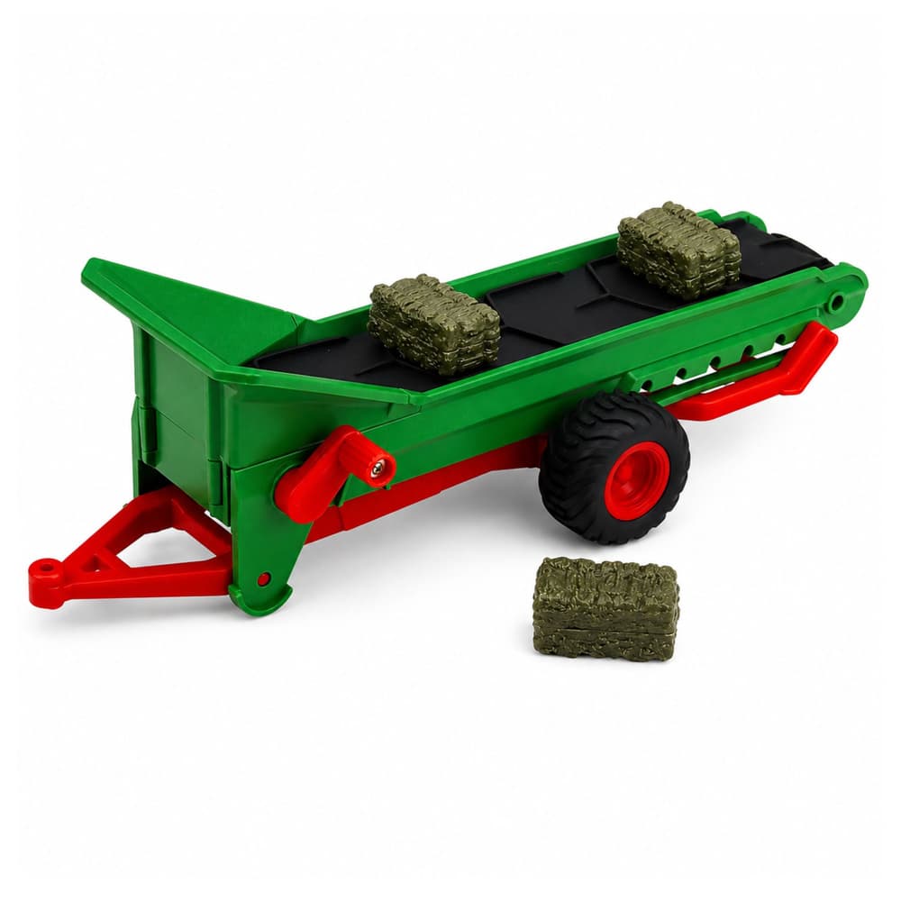 RC traktor s tekočim trakom in balami, luči LED, 1:24 4