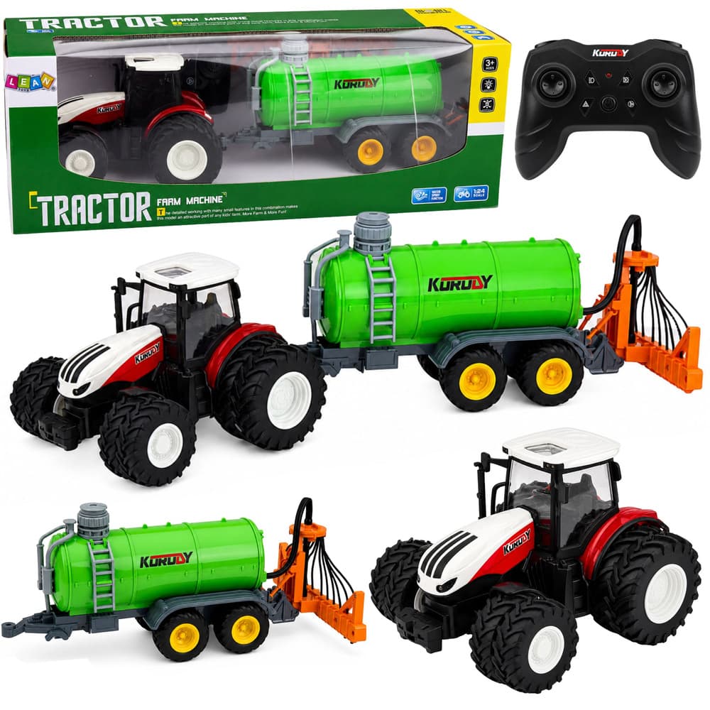 RC traktor z razpršilnikom za gnojila, funkcija pršenja, 1:24