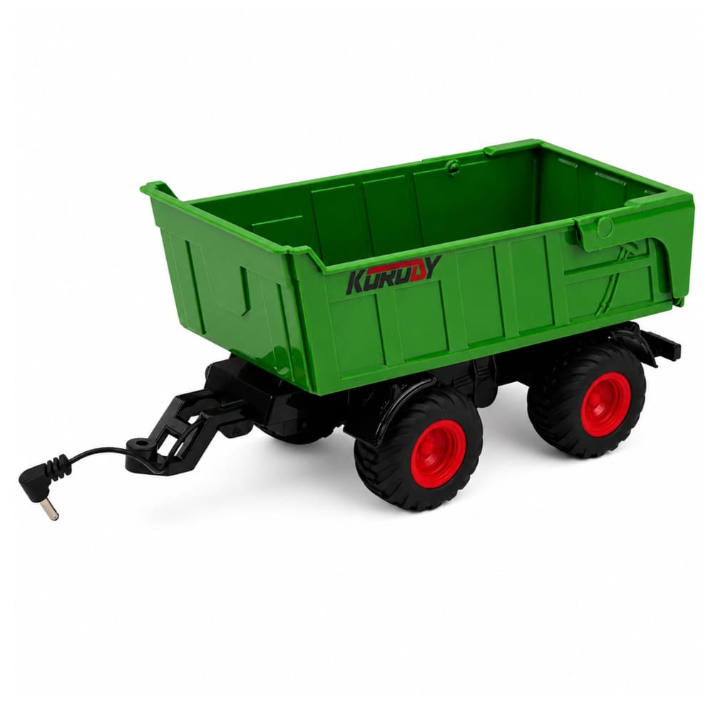 RC traktor z kiper prikolico, LED luči, 1:24 4