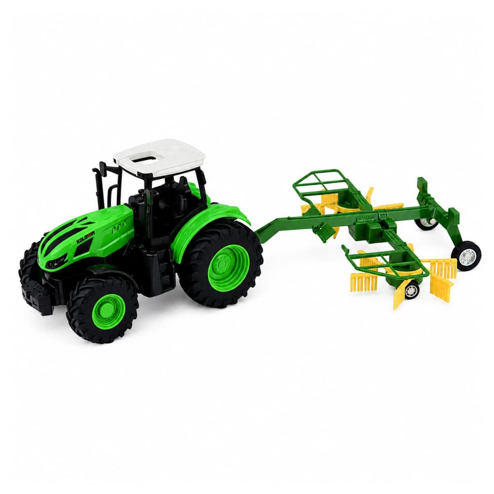 RC traktor s grabljami, LED luči, 1:24 2