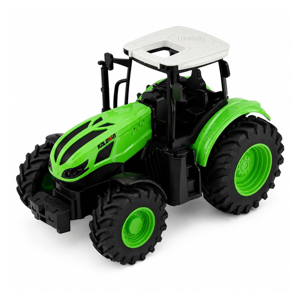 RC traktor s grabljami, LED luči, 1:24 3