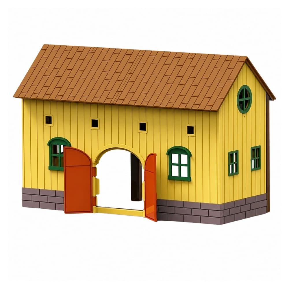 LEAN TOYS Set Farma, Konjska Stadiona, Traktor, Tor s Preprekami, Konji, Figurice, 72 el. 3