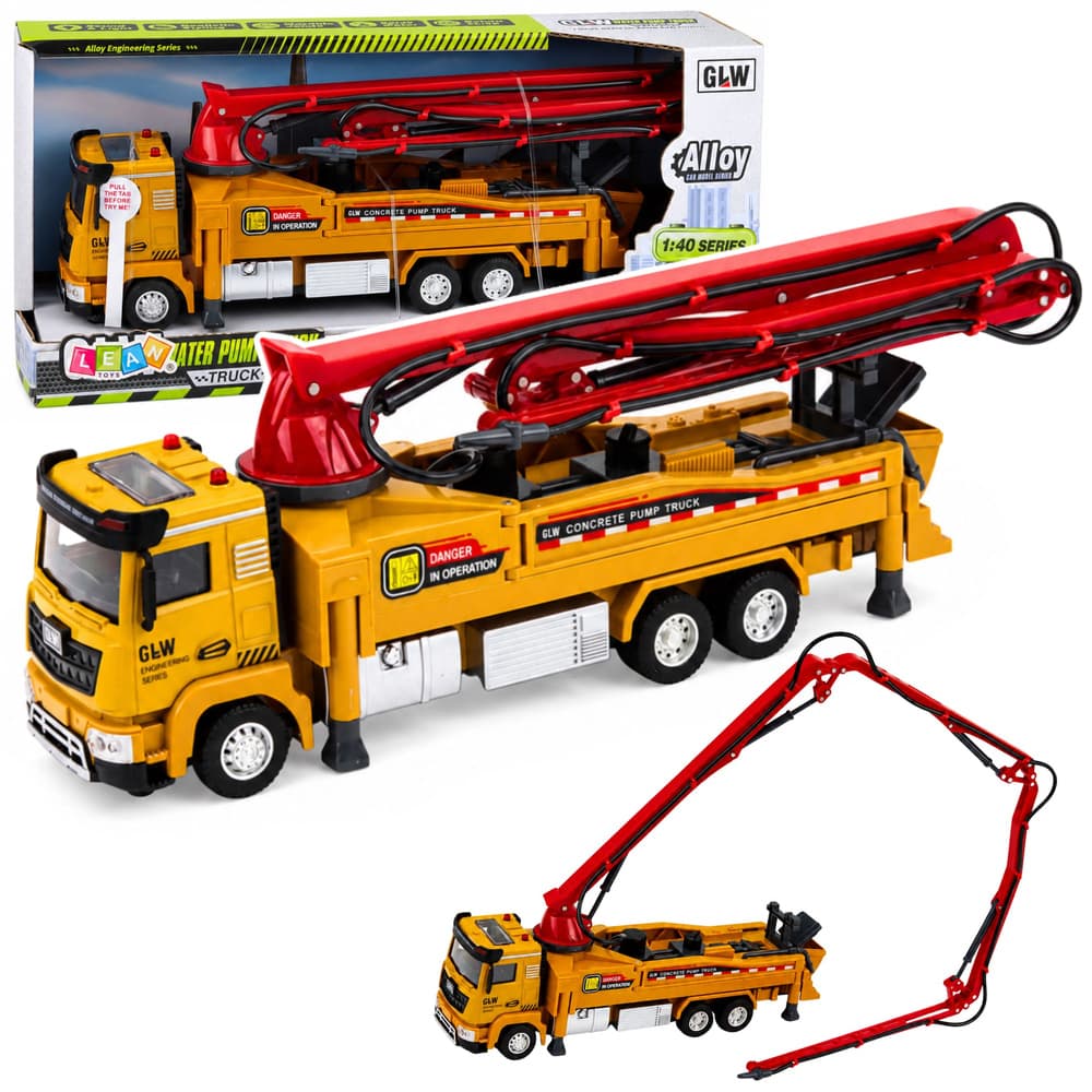 Tovornjak z brizgalko LEAN TOYS 1:40, luči, zvoki, voda