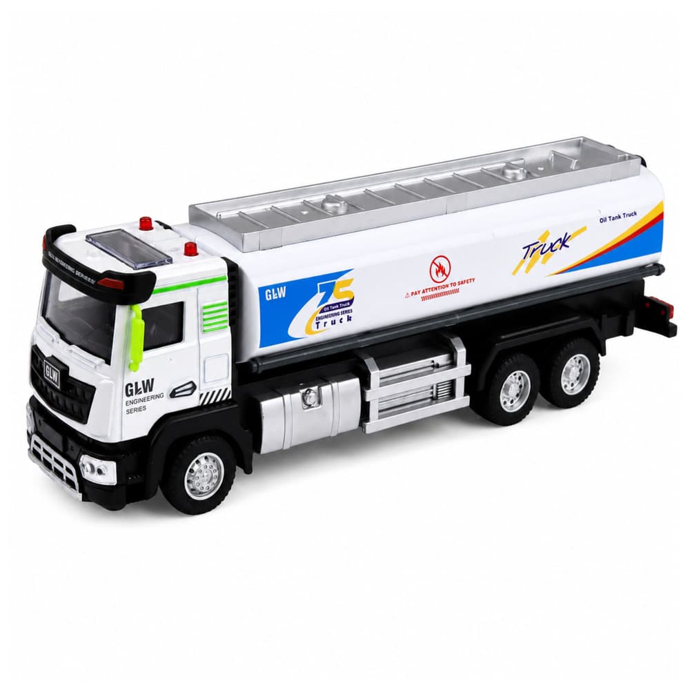 Tovornjak cisterna LEAN TOYS Kovinski, modro-bela 1:40 2
