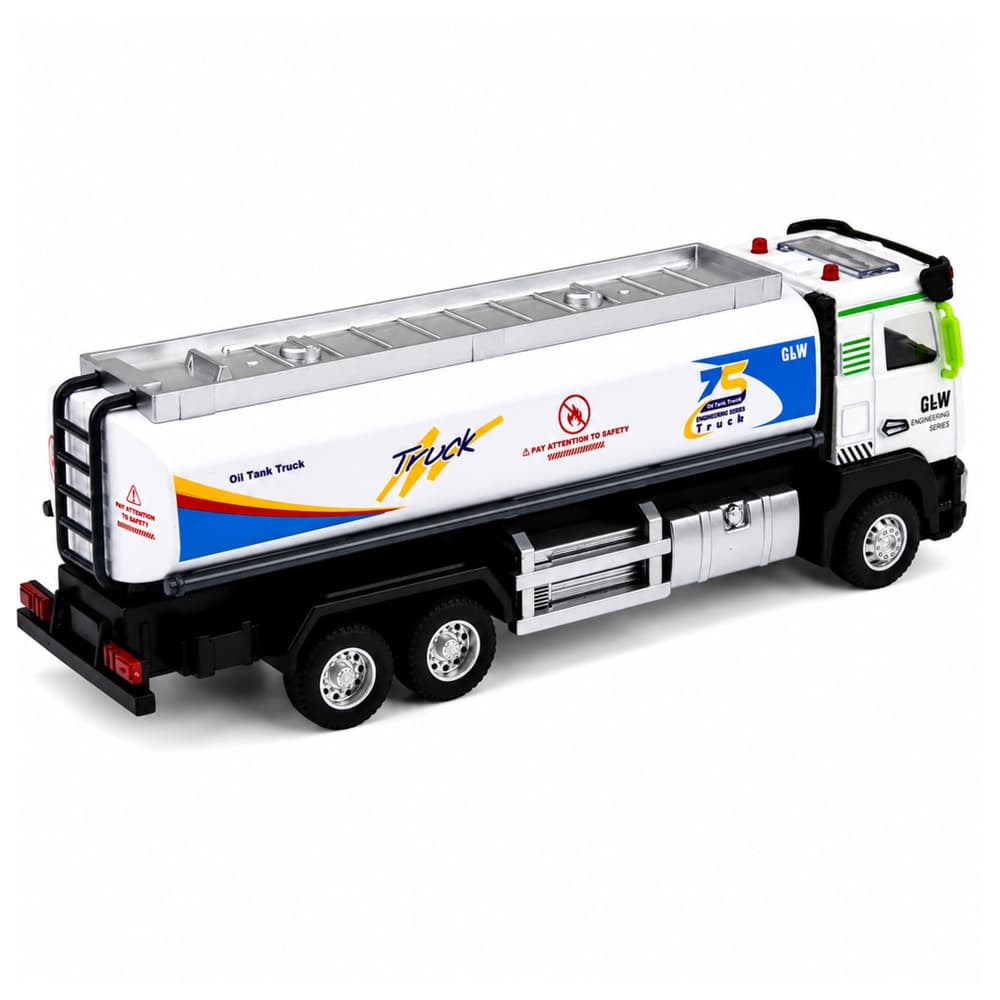 Tovornjak cisterna LEAN TOYS Kovinski, modro-bela 1:40 3