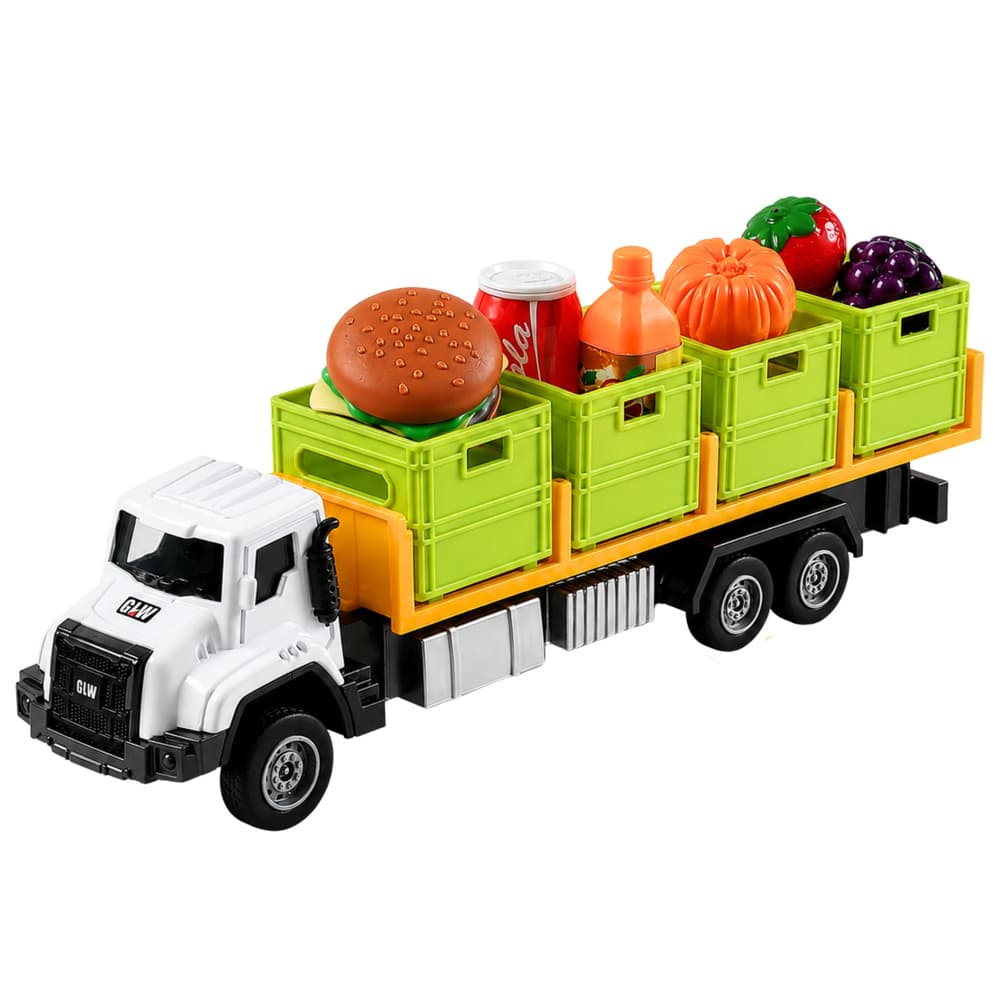 Tovornjak LEAN TOYS za živila, zeleni 1:55 4