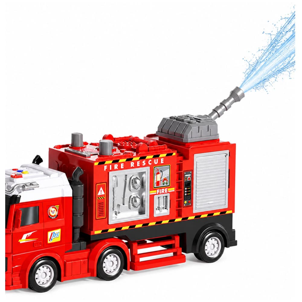 Gasilsko vozilo LEAN TOYS z vodno topom, luči, zvoki 3