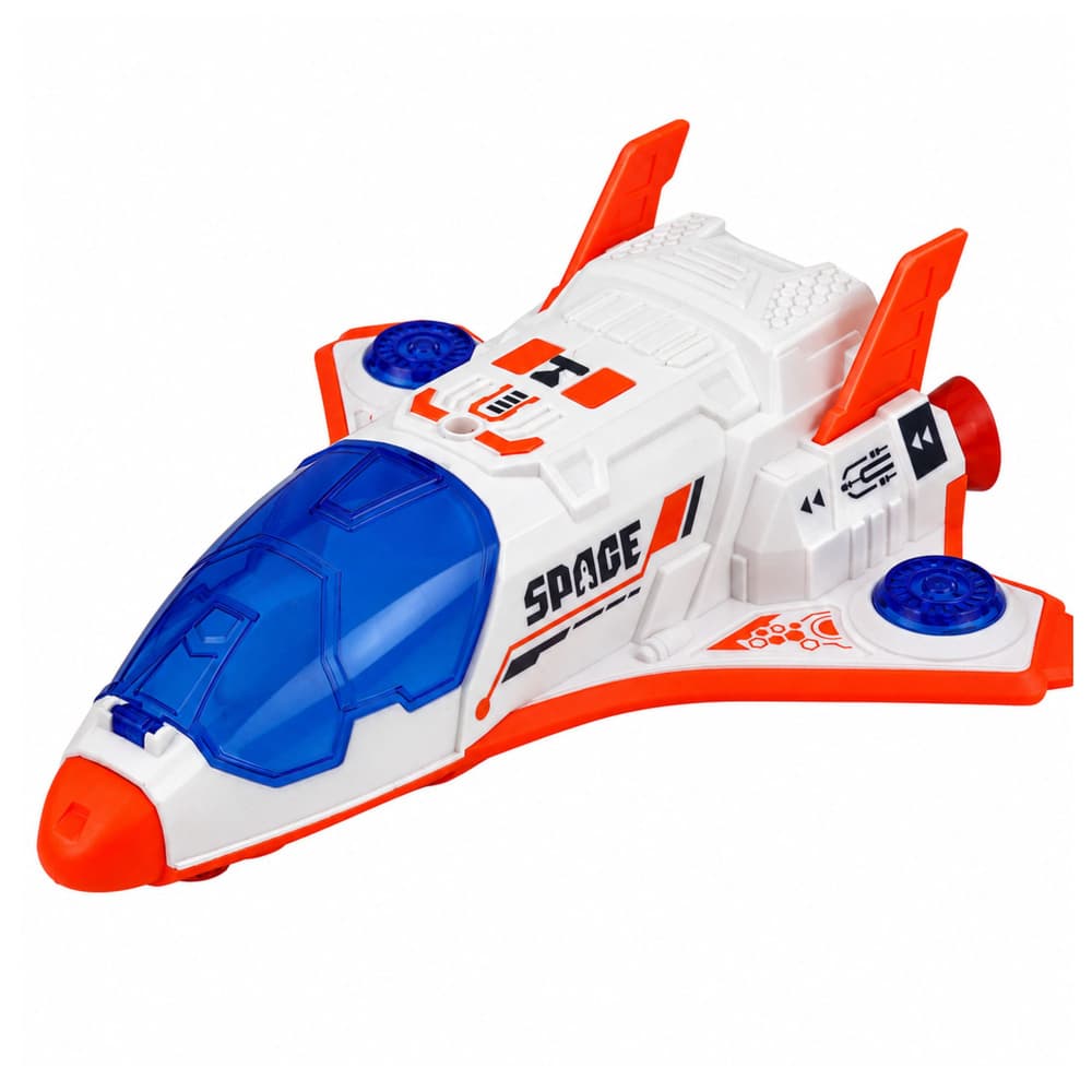 LEAN TOYS Komplet vesoljski raketoplan, raketa, vozilo in astronaut 3