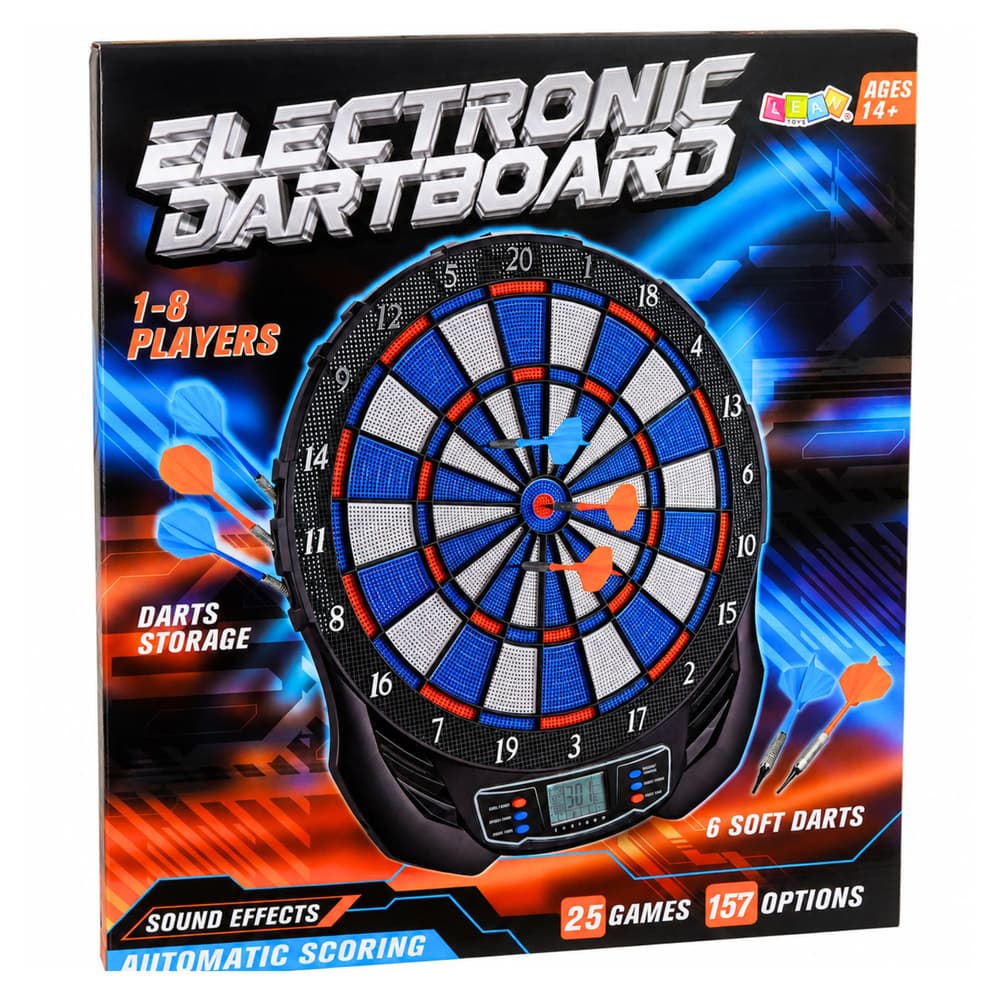 Elektronska pikado meta Lean Toys, 25 iger, 176 variantov 6