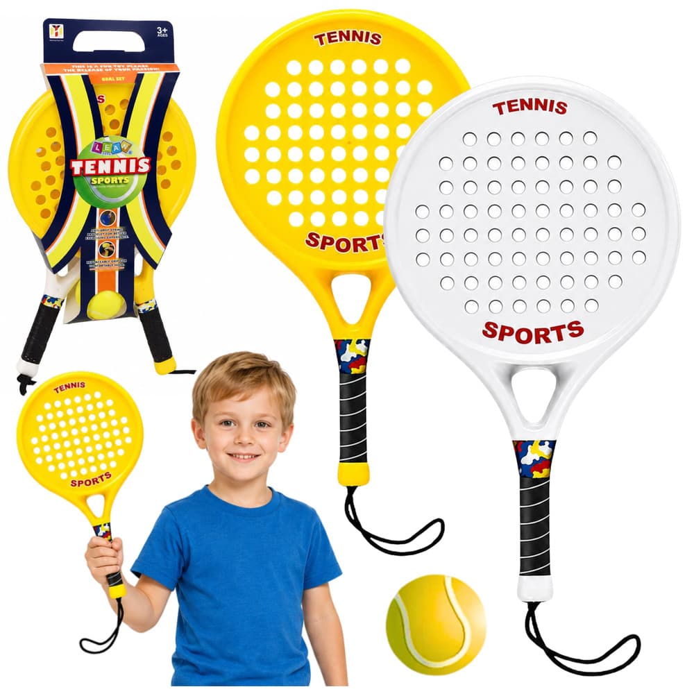Set za plažni tenis LEAN TOYS, paletke z žogo