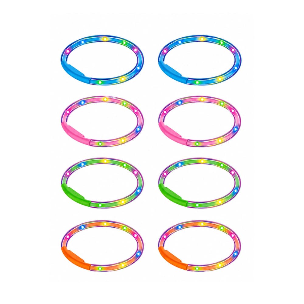 Igra Lean Toys Ringo LED obroči - metanje v cilj, 3 načini luči 5
