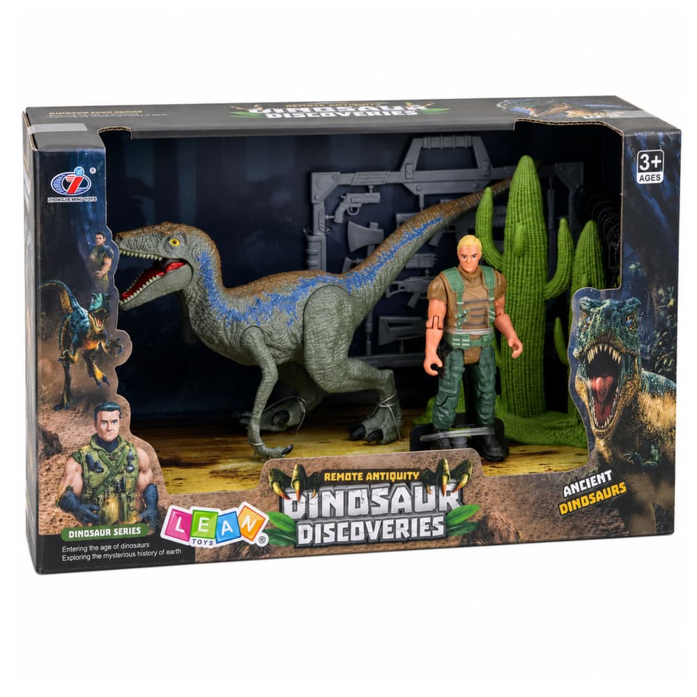 Set Dinozaver Lovec z gibljivimi figurami, dodatki 6