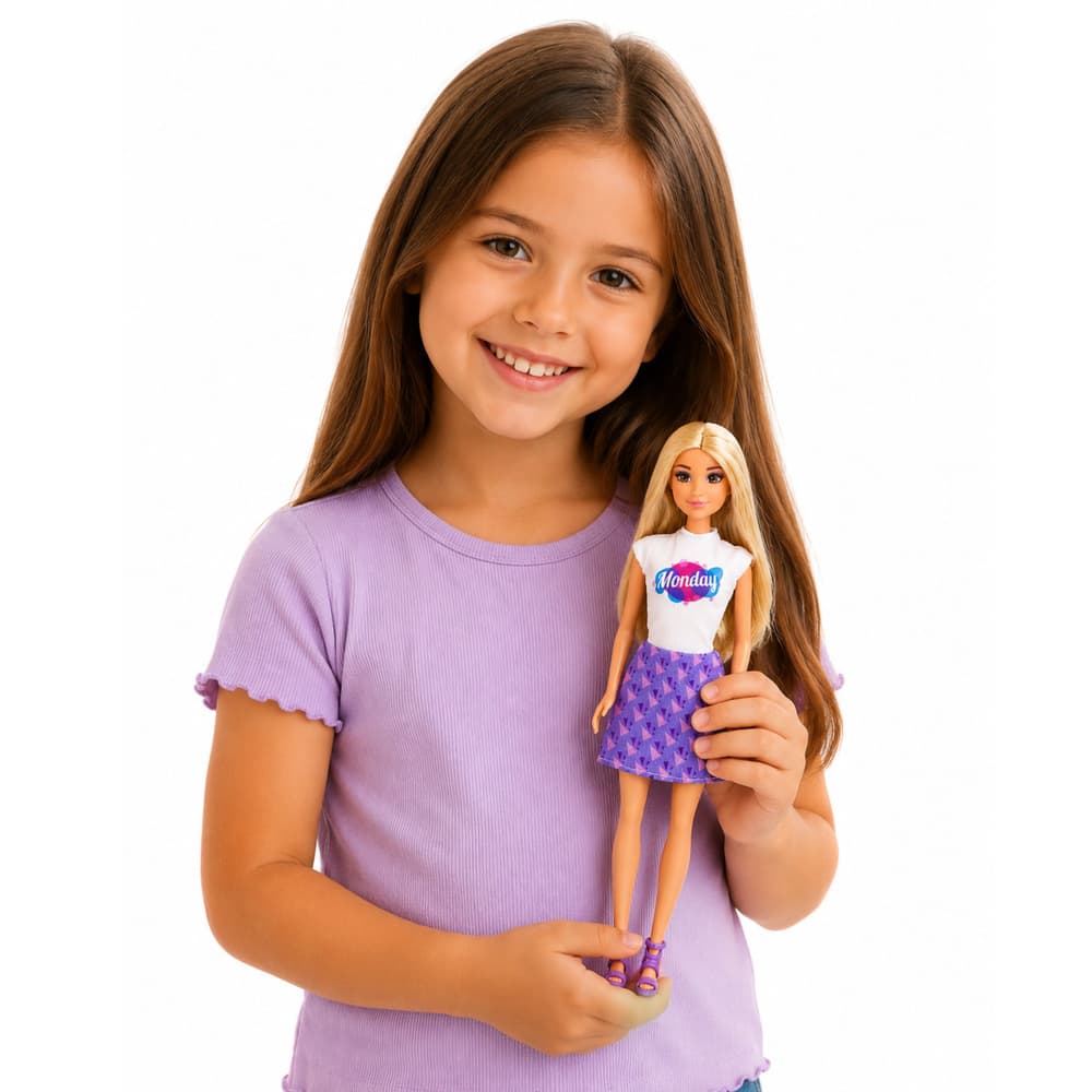 LEAN TOYS Lutka Anlily z mucki in dodatki 2