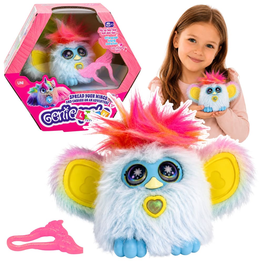 Interaktivna igrača Genie Pets Stworek, lučke in zvoki