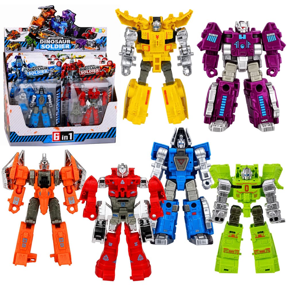 Robot Dinozaver 2v1 LEAN TOYS, premični elementi, figurica