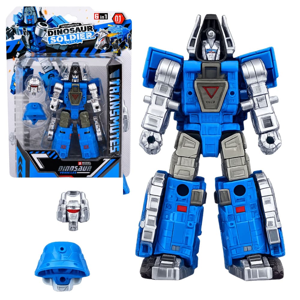 Robot Dinozaver 2v1 LEAN TOYS, premični elementi, figurica 5