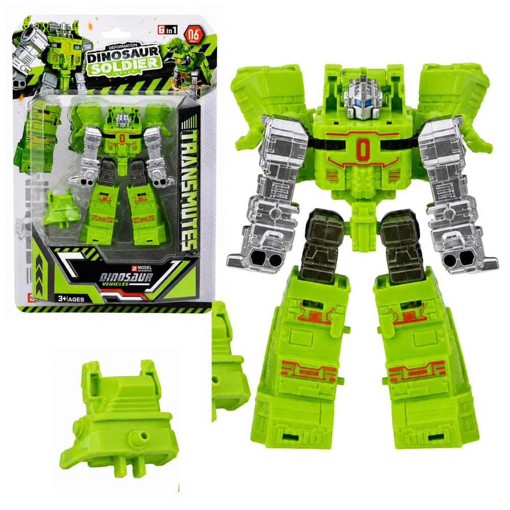 Robot Dinozaver 2v1 LEAN TOYS, premični elementi, figurica 6