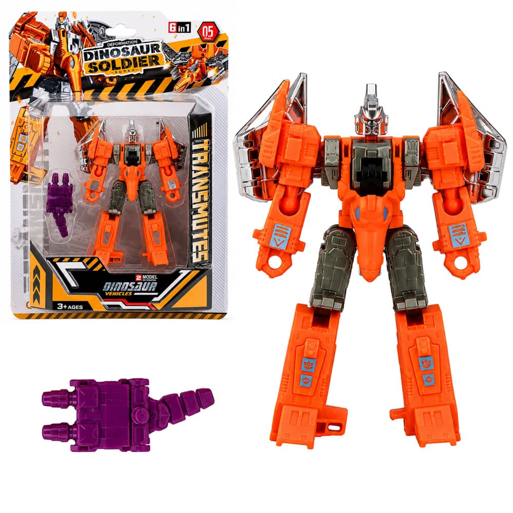 Robot Dinozaver 2v1 LEAN TOYS, premični elementi, figurica 7