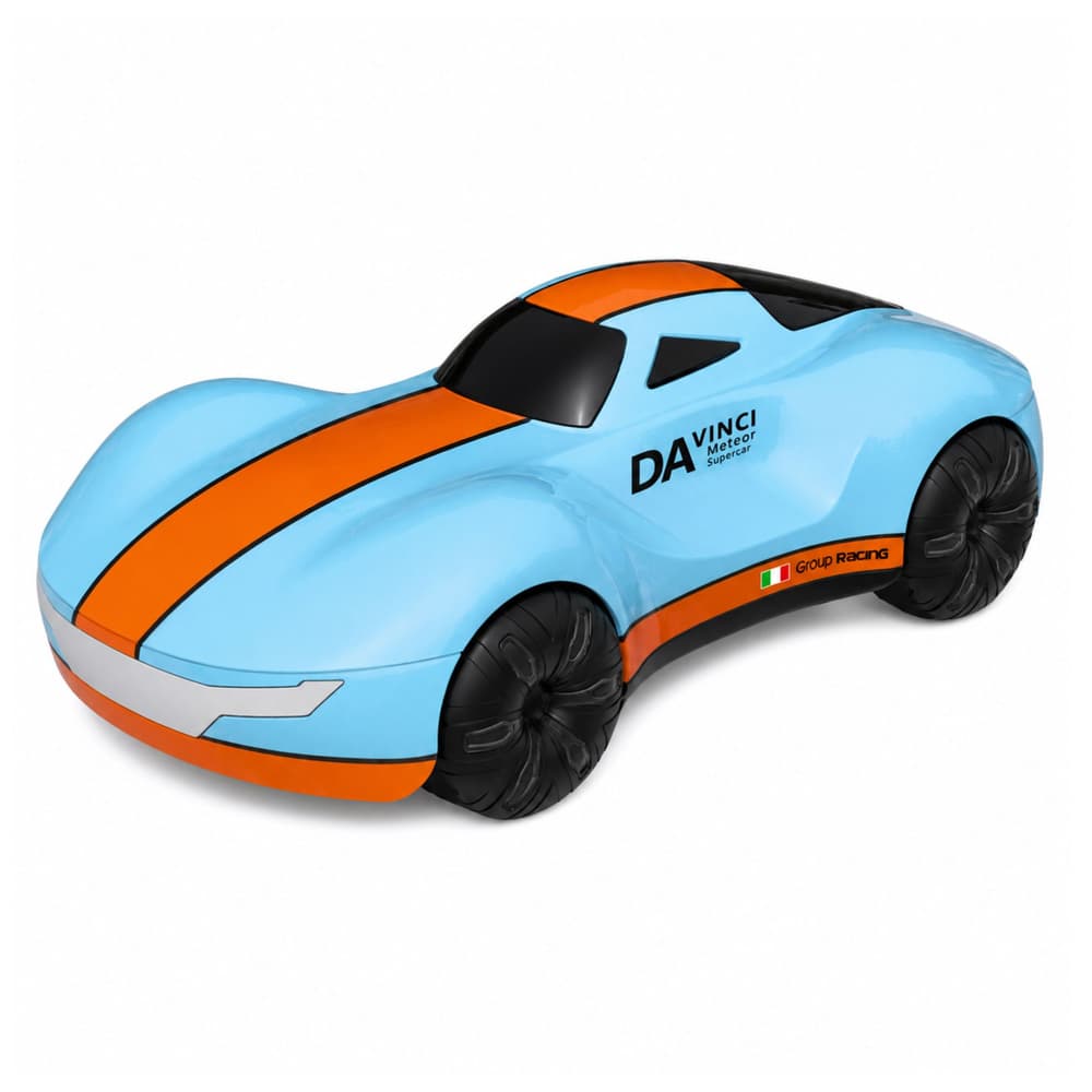 RC avto LEAN TOYS, upravljanje z gestami, luči in dim, modri 2