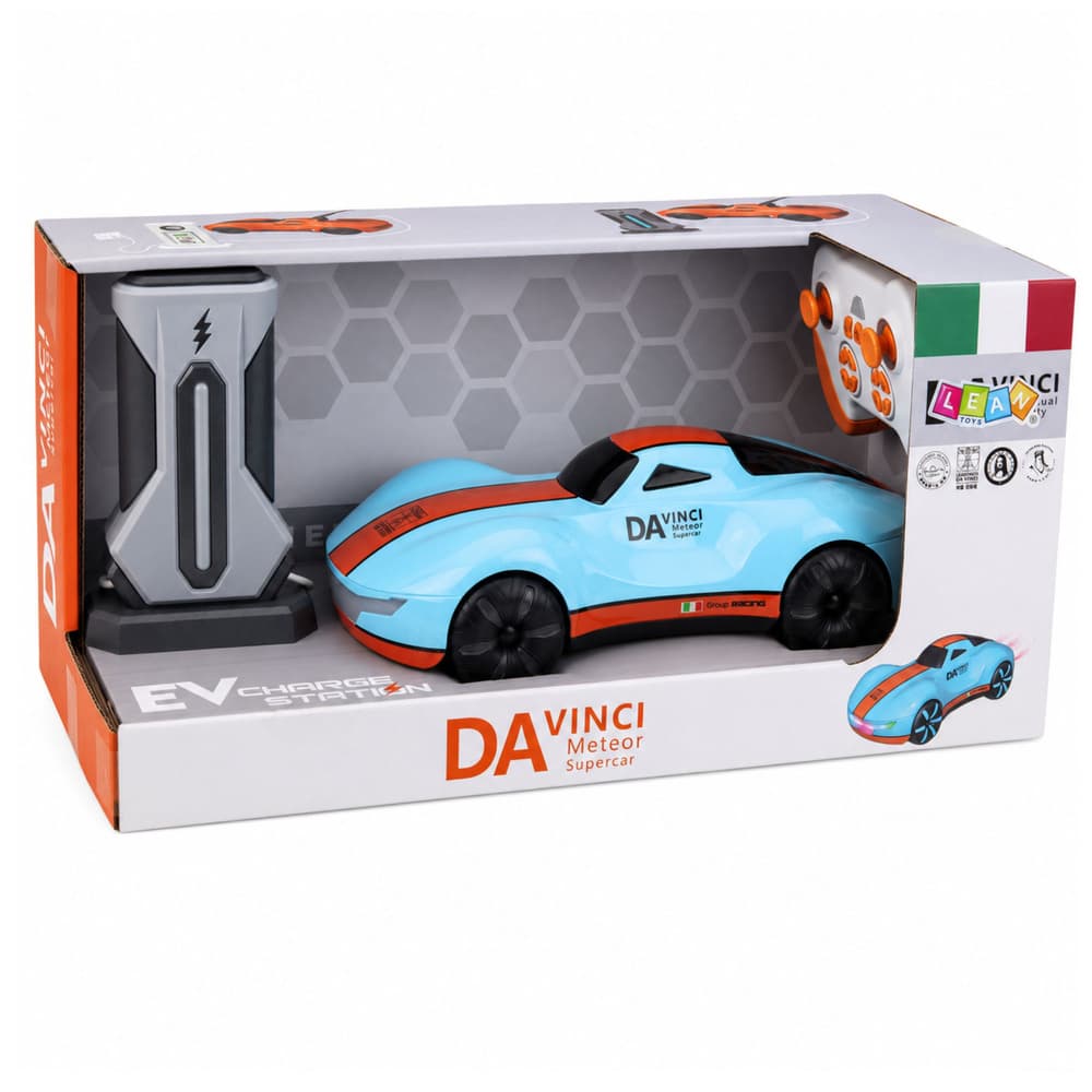 RC avto LEAN TOYS, upravljanje z gestami, luči in dim, modri 6