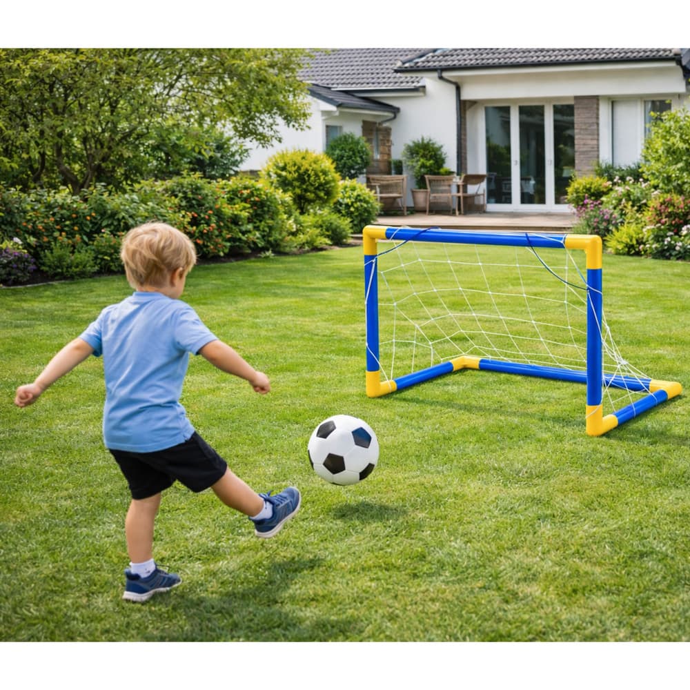 Set za nogomet: gol, žoga, tlačilka 62x40cm 5