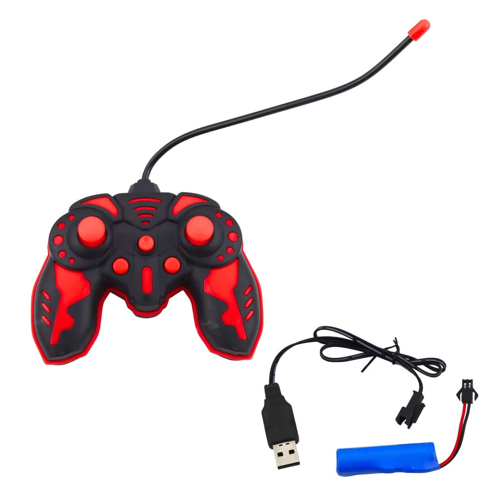 LEAN TOYS RC terenski avto Prikazen, luči, rdeč 7
