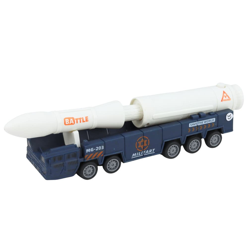 LEAN TOYS Vesoljski set: Raketa, rover, satelit, transportno vozilo 2