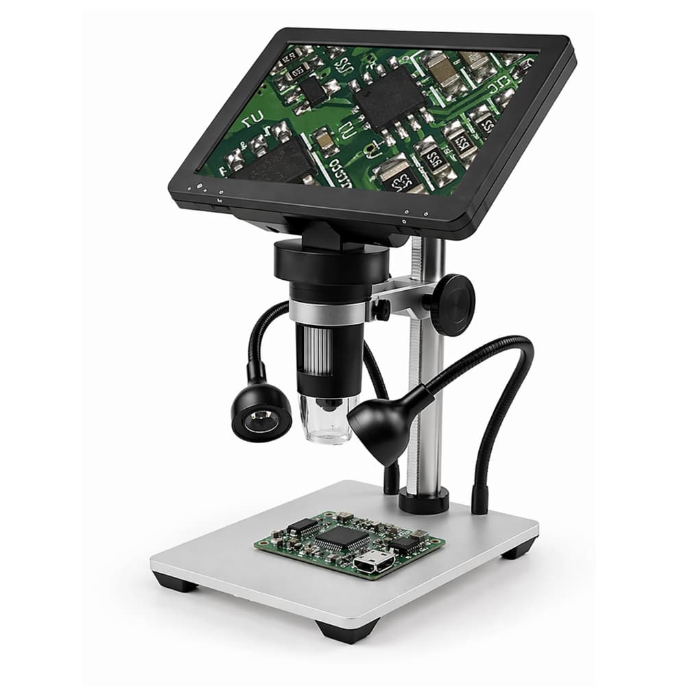 Digitalni mikroskop LEAN TOYS 1200X LCD 7" HD kamera 2