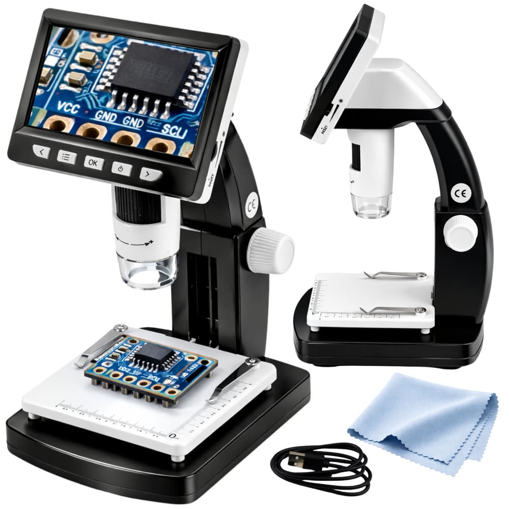 Digitalni mikroskop z zaslonom LCD LEAN TOYS