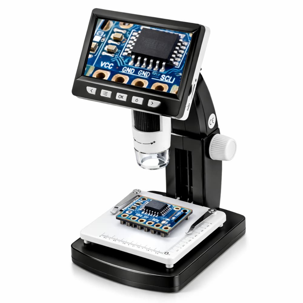 Digitalni mikroskop z zaslonom LCD LEAN TOYS 2