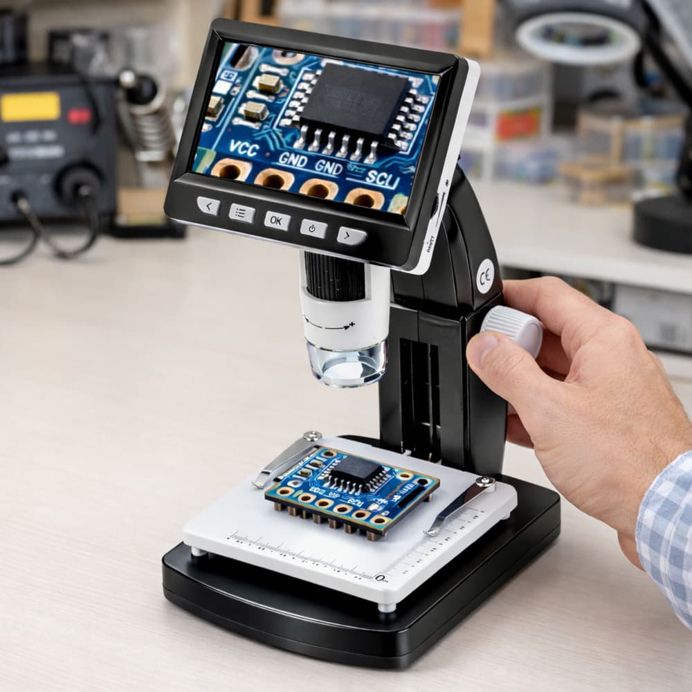 Digitalni mikroskop z zaslonom LCD LEAN TOYS 4