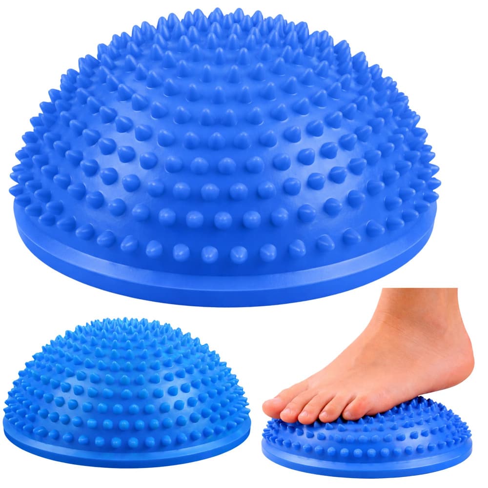 LEAN Polobla Sensoryczna - modra, 16 cm (masaža, ravnotežje)