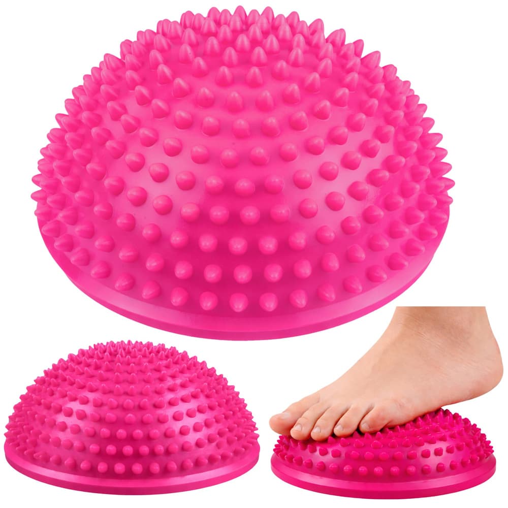 LEAN Polobla Sensoryczna - roza, 16 cm (masaža, ravnotežje)
