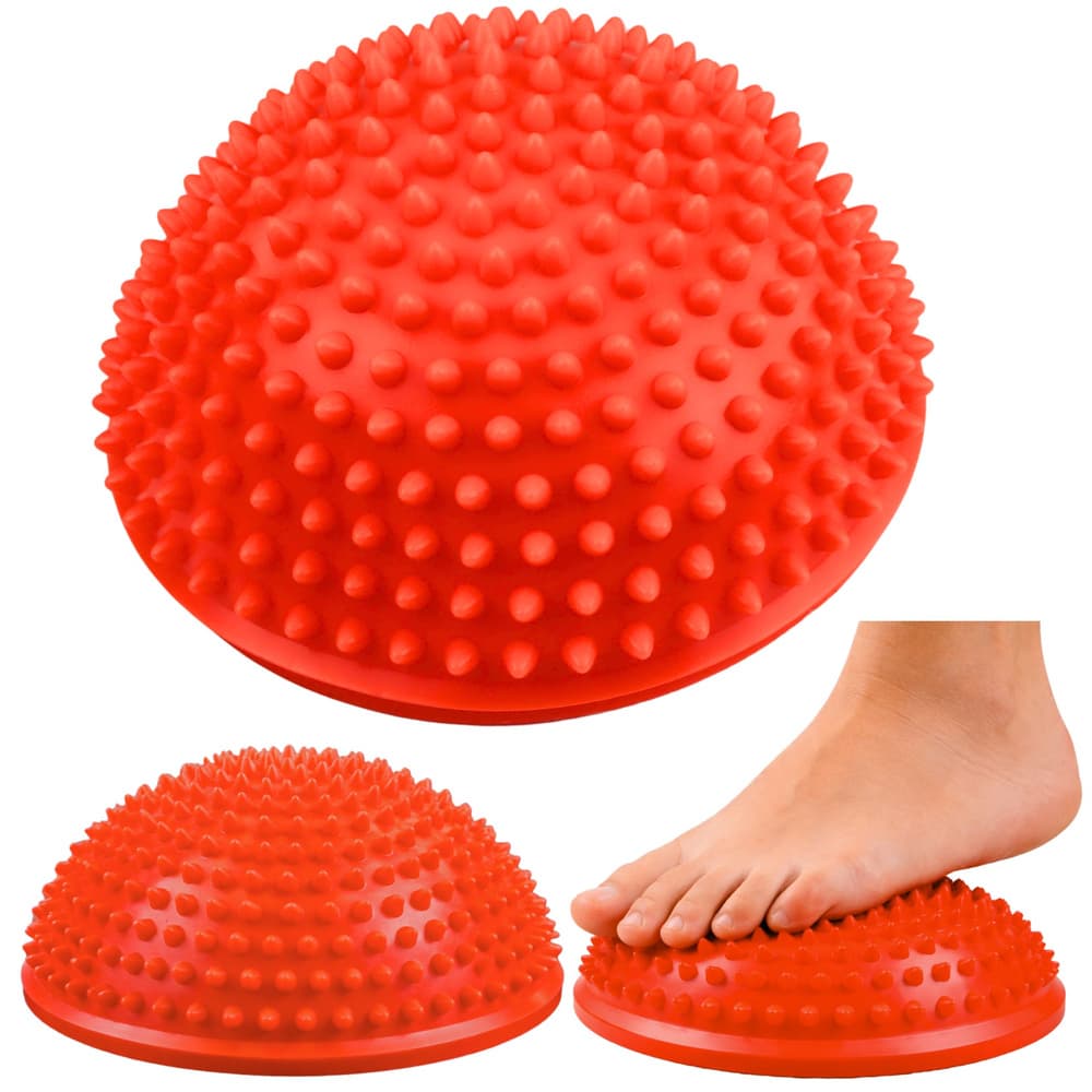 LEAN Polobla Sensoryczna - oranžna, 16 cm (masaža, ravnotežje)