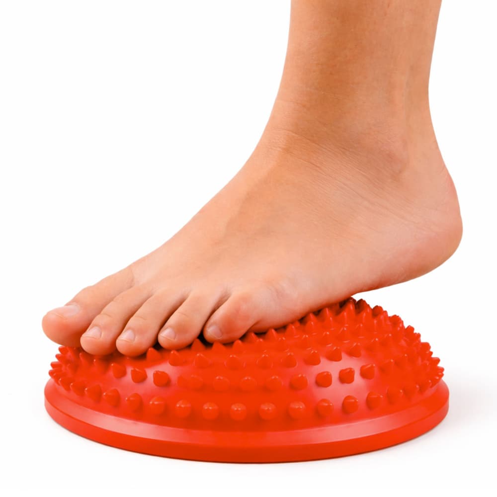 LEAN Polobla Sensoryczna - oranžna, 16 cm (masaža, ravnotežje) 3