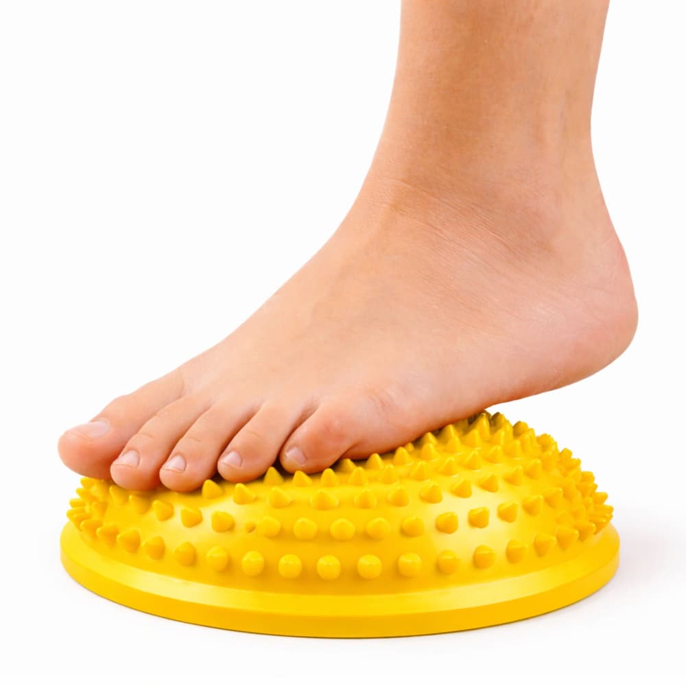 Sensory polobla LEAN za ravnotežje in masažo, rumena, 16 cm 3