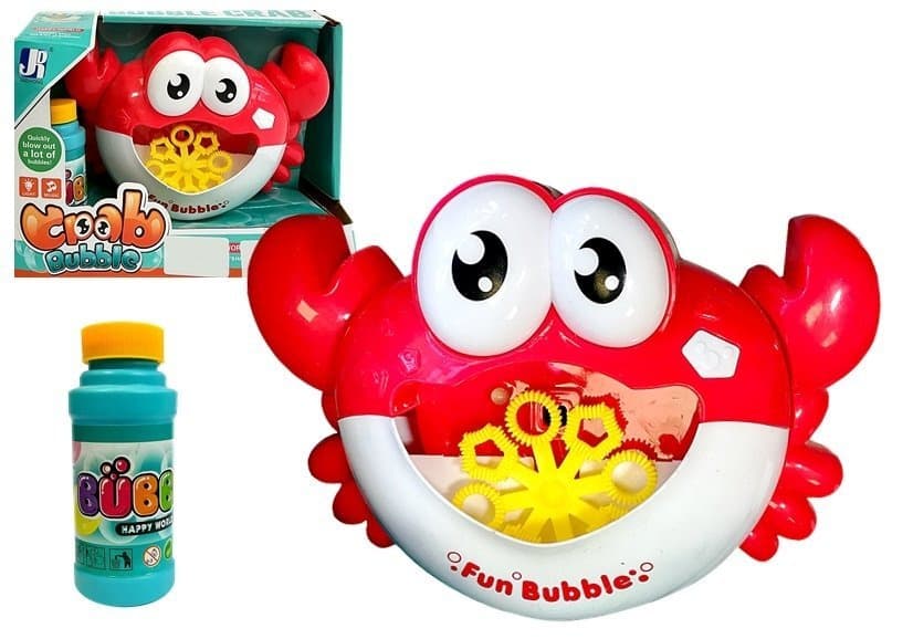 Pralni stroj za milne mehurčke Rak Rdeč – LEAN TOYS