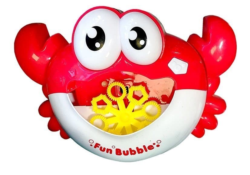Pralni stroj za milne mehurčke Rak Rdeč – LEAN TOYS 2