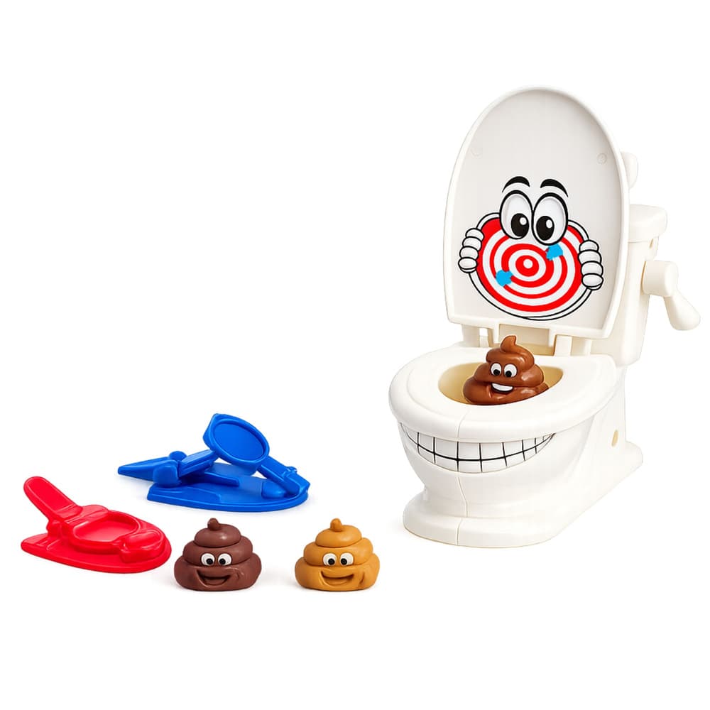 LEAN TOYS Igra z metanjem kupčkov na stranišče 2