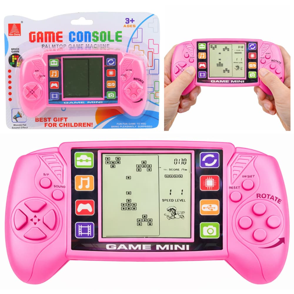 Prenosna igralna konzola Tetris LCD, roza
