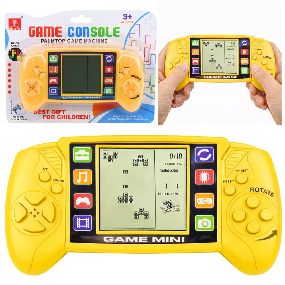 Prenosna igralna konzola Tetris LCD, rumena
