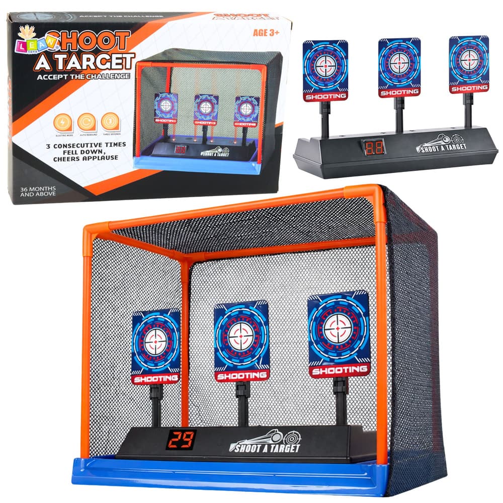LEAN TOYS Elektronska tarča za streljanje z LCD