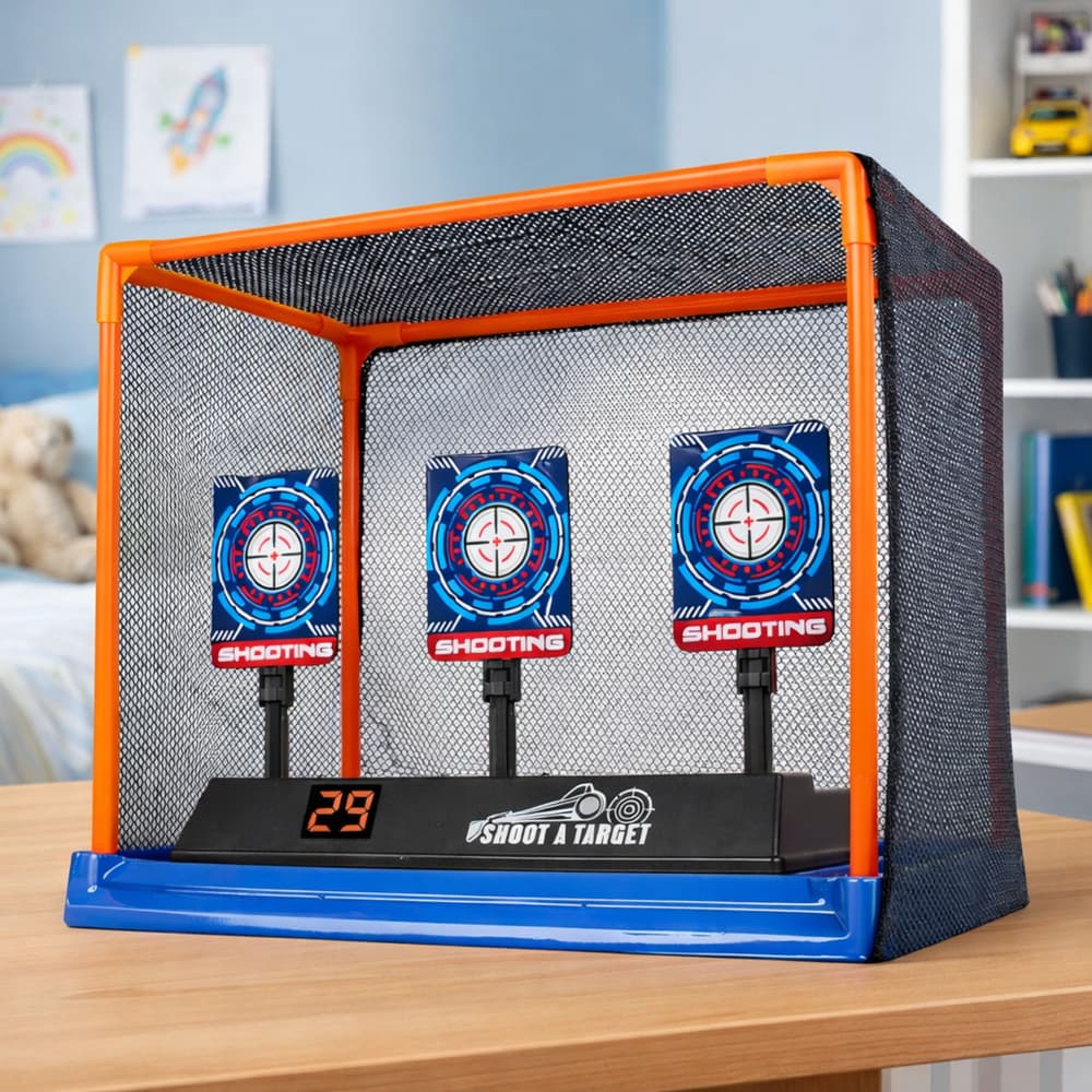 LEAN TOYS Elektronska tarča za streljanje z LCD 3