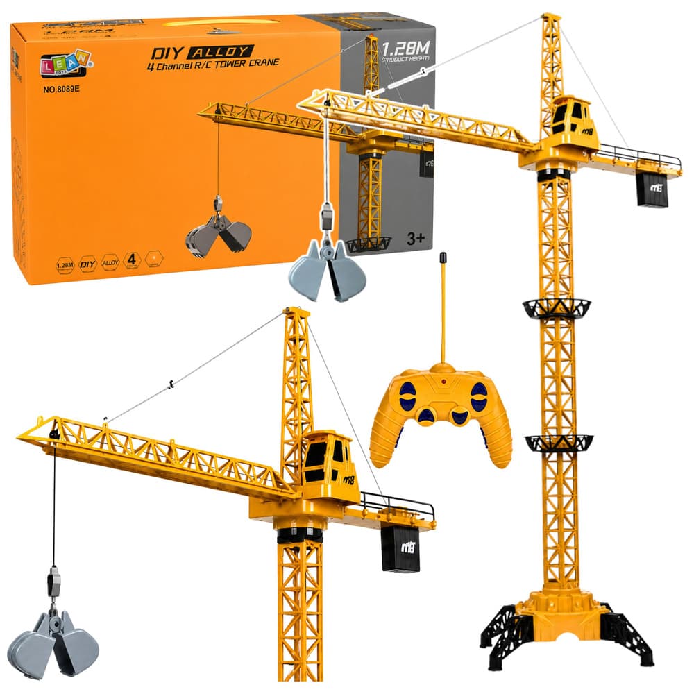 LEAN TOYS Gradbeni Dvignik Žerjav RC (71 cm)