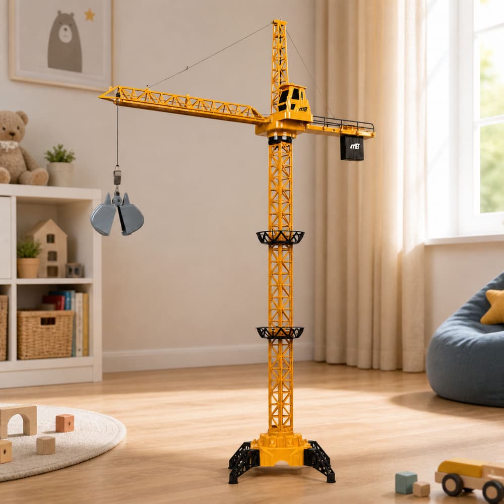 LEAN TOYS Gradbeni Dvignik Žerjav RC (71 cm) 4