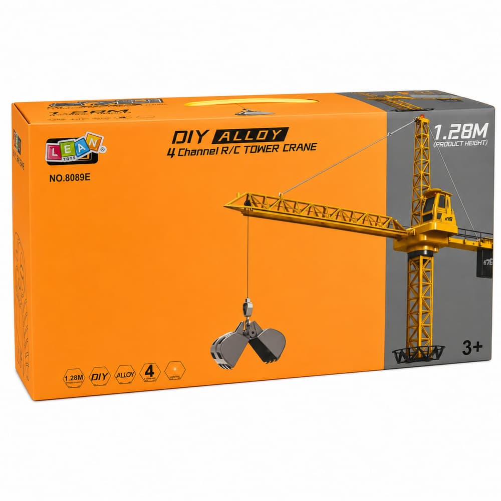 LEAN TOYS Gradbeni Dvignik Žerjav RC (71 cm) 6
