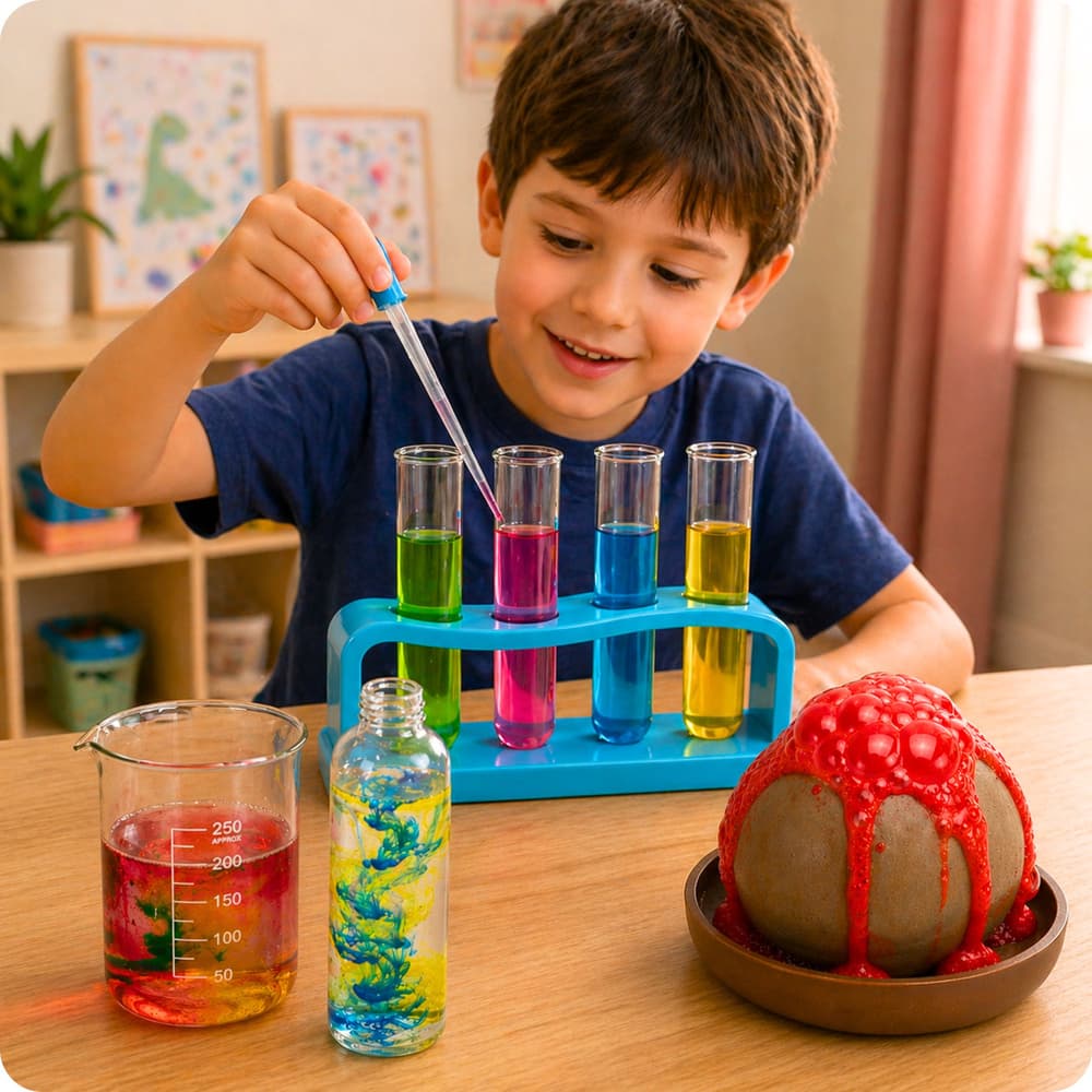 LEAN TOYS Mali Kemik Izobraževalni Komplet (14 eksperimentov) 3