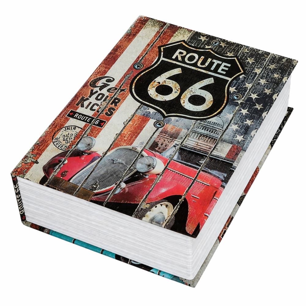 LEAN TOYS Knjiga sef s ključem Route 66 4